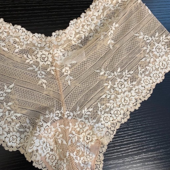 Wacoal Floral Embrace Lace Ivory‎ Underwire Bra & Brief Panties Set 38C/7 - Picture 10 of 12